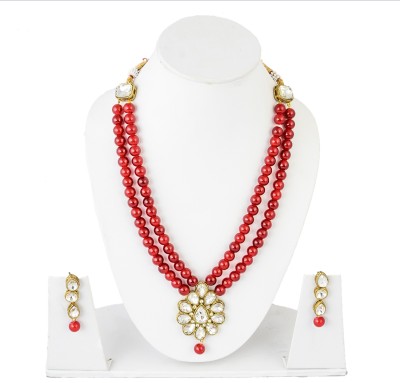 VIPY HANGER Alloy Red Jewellery Set(Pack of 1)