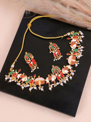 jaynen Alloy Multicolor Jewellery Set(Pack of 1)