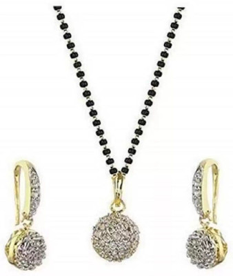 Bhagya Lakshmi Alloy Silver Multicolor Jewellery Set(Pack of 1)