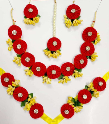 Ruhi Fabric Multicolor Jewellery Set(Pack of 1)