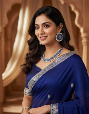 PARMESHWAR IMITATION Metal Gold-plated Blue Jewellery Set(Pack of 1)