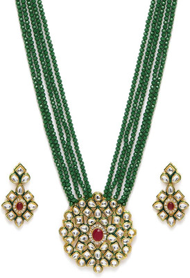 Opus Gems Alloy Green Jewellery Set(Pack of 1)