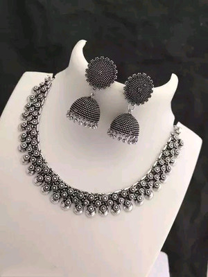 MilanAarts Oxidised Silver Silver Silver Jewellery Set(Pack of 1)
