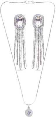 SKG Fashions Stone White, White Jewellery Set(Pack of 1)
