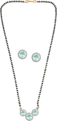 SRK Fashions Alloy Black Jewellery Set(Pack of 1)