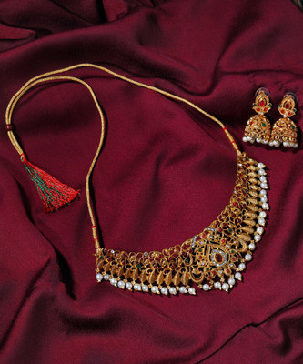 Nagneshi Art Alloy Gold-plated Multicolor Jewellery Set(Pack of 1)