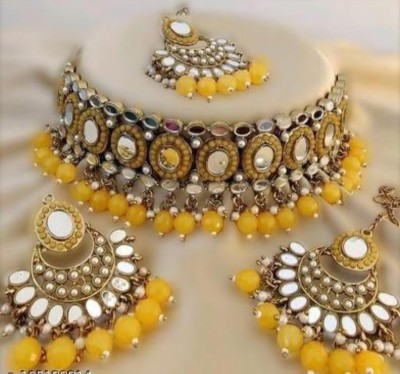 RANUJA PRODUCT Alloy Yellow Jewellery Set(Pack of 1)