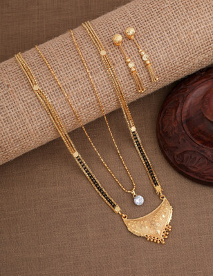 Vraj india Metal Gold-plated Gold Jewellery Set(Pack of 1)