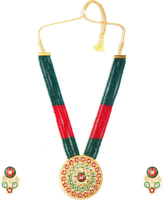 CARDINAL Alloy Gold-plated Multicolor Jewellery Set(Pack of 1)