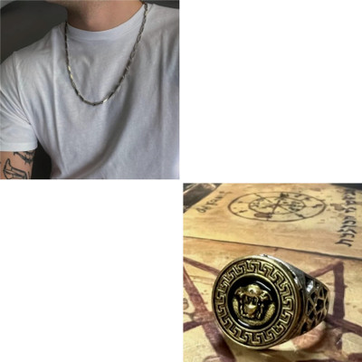 house of common Alloy Gold-plated, Sterling Silver Silver, Gold Jewellery Set(Pack of 1)