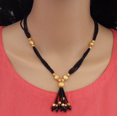 RAMDEV ART FASHION JEWELLERY Copper Gold-plated Gold Jewellery Set(Pack of 1)