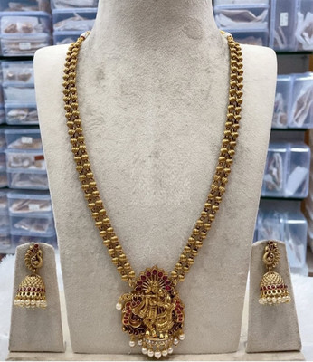 Shilpa Creation Brass Red Jewellery Set(Pack of 1)