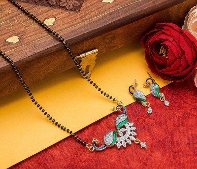 CLONEO Alloy Gold-plated White Jewellery Set(Pack of 3)