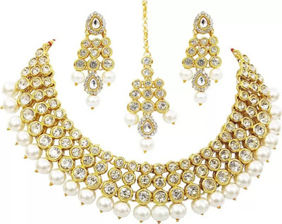 catalyst venture Alloy Copper Rose Gold, White, Silver Jewellery Set(Pack of 1)