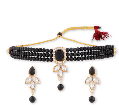 EVY Copper Gold-plated Multicolor Jewellery Set(Pack of 1)