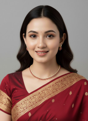 SHARANYA Alloy Red Jewellery Set(Pack of 1)