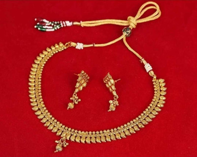 Nik Copper Gold-plated Gold Jewellery Set(Pack of 1)