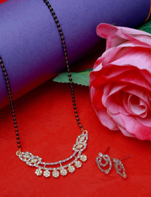 maacreation Alloy Gold-plated Silver Jewellery Set(Pack of 1)