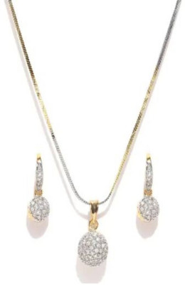 Shri Radhe Fashion House Alloy Gold Jewellery Set(Pack of 2)