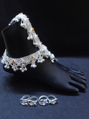 SONU SELECT Alloy Silver Jewellery Set(Pack of 1)