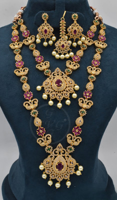 gvg Alloy Gold-plated Multicolor Jewellery Set(Pack of 4)