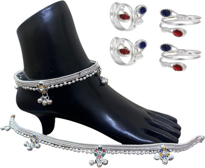 SONU SELECT Alloy Silver Silver Jewellery Set(Pack of 2)