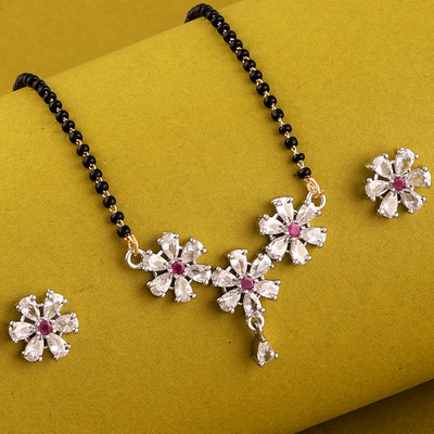 Bhagya Lakshmi Alloy Silver Jewellery Set(Pack of 1)