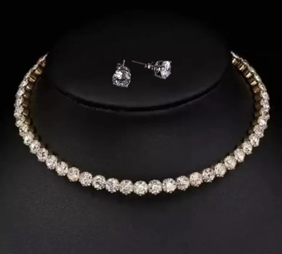 Kmakashi jewels Alloy Gold-plated Gold Jewellery Set(Pack of 1)