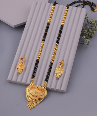 house of common Alloy Gold-plated Gold Jewellery Set(Pack of 1)
