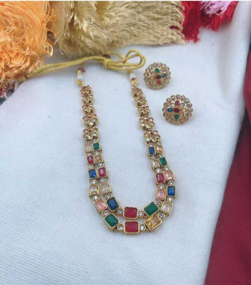 Joyful Alloy Multicolor Jewellery Set(Pack of 1)