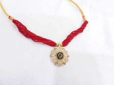 Shree Creation Alloy Gold Jewellery Set(Pack of 1)