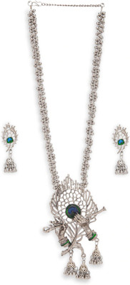 SHIVANYA Alloy Silver Jewellery Set(Pack of 1)