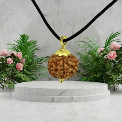 Kuttumb Gems & Jewels Brass Gold-plated Brown Jewellery Set(Pack of 1)