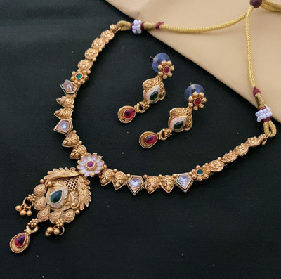 PSM Brass, Copper Multicolor Jewellery Set(Pack of 1)