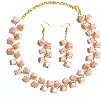 UTTARAI Alloy Rose Gold Jewellery Set(Pack of 1)