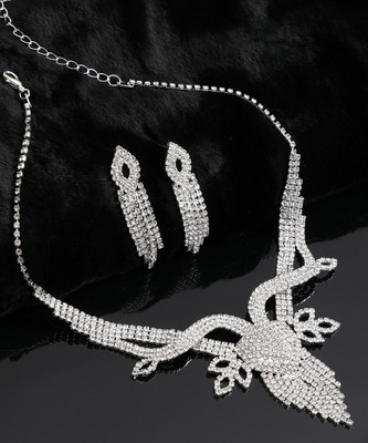 SOHI Alloy Gold-plated Silver Jewellery Set(Pack of 3)