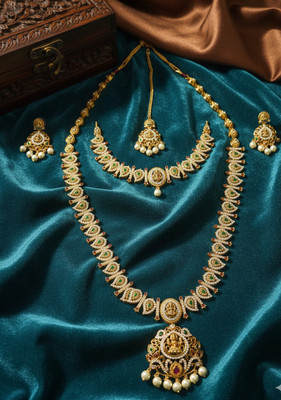 sr pro Alloy Gold-plated Gold Jewellery Set(Pack of 1)