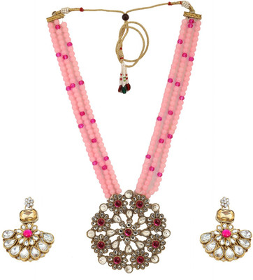 CATALYST Alloy Copper Pink, Red Jewellery Set(Pack of 1)