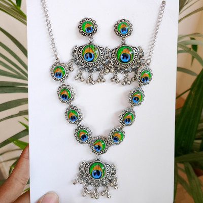 dabra Metal Multicolor Jewellery Set(Pack of 3)