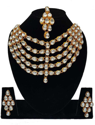 house of common Alloy Gold-plated Silver Jewellery Set(Pack of 1)