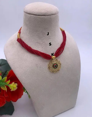 Dado sutho Alloy Gold-plated Pink Jewellery Set(Pack of 1)