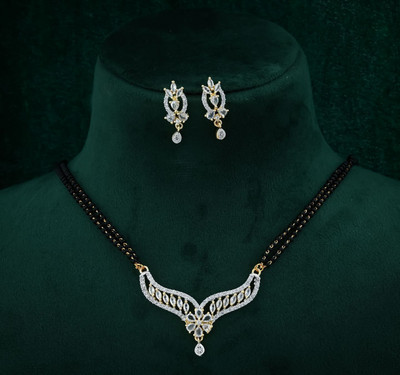 Mirav Alloy Gold-plated Multicolor Jewellery Set(Pack of 1)