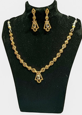 Gurukirpa jewels Sterling Silver, Alloy Sterling Silver, Gold-plated Gold Jewellery Set(Pack of 2)