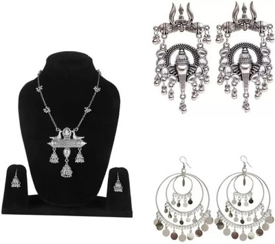 Samridhi DC Alloy Silver Silver Jewellery Set(Pack of 1)