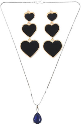 SRK Fashions Alloy Blue, Black Jewellery Set(Pack of 1)