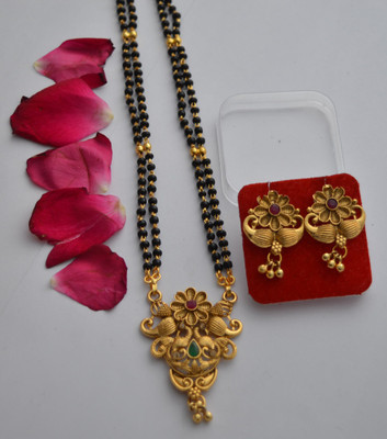 AAKASHTRADERSRK Copper Gold Jewellery Set(Pack of 1)