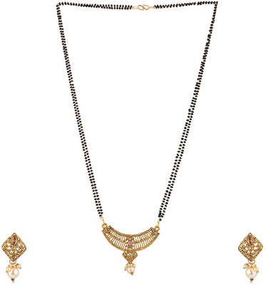 BHANA CREATIONS Brass Gold-plated Gold Jewellery Set(Pack of 3)