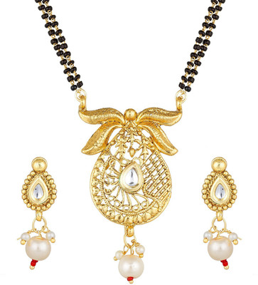 AADITA Alloy Gold-plated Gold, Silver Jewellery Set(Pack of 1)