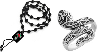 Dynamic Retail Global Dori, Alloy Black, Silver Jewellery Set(Pack of 1)