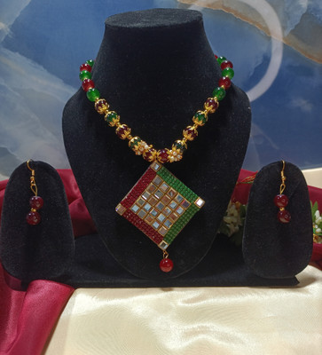SIYARIKA CREATION Brass Multicolor Jewellery Set(Pack of 3)